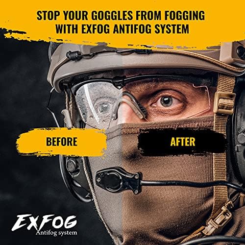 ExFog Anti Fog Kit with TBand Lightweight Anti Fog Unit for Airsoft