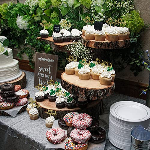 30Pcs Oh Baby Cupcake Toppers Baby Shower Decorations Cghceai Gold Glitter Gender Reveal Cupcake Toppers For Celebrating Baby Shower Boys Girls Birthday Party Supplies #TOP6