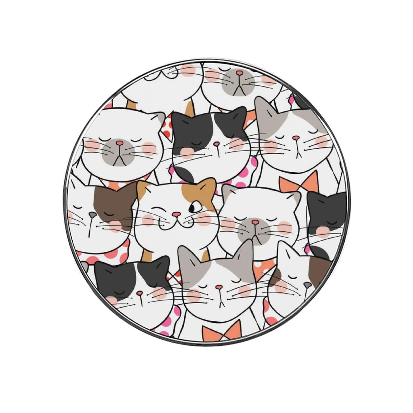 Cartoon Cat Magnets For Fridge Kitchen Decoration For Refrigerators Whiteboards