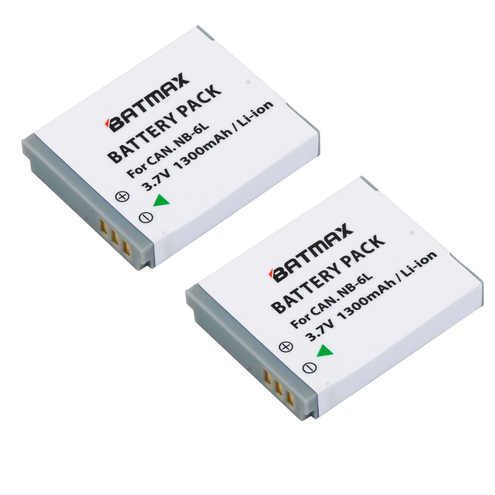 Batmax2Packs NB-6L Replacement Battery Compatible with Canon SX240 HS SX260 HS SX270 HS SX275 HS SX280 HS SX500 IS SX510 HS SX610 HS SX710 HS 105 IS 200 IS