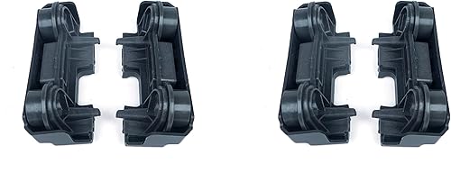 Conjunto de rodillos para lavavajillas GDT545PSJ0SS compatible con GE WD28X27241 WD12X10438 WD12X26146 (2 pares)