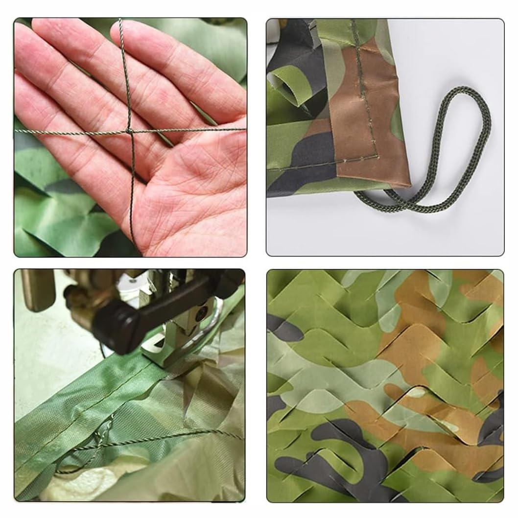 LTSRLL Red De Camuflaje Camouflage Netting Red De Privacidad Cubierta De Redes, Persianas del Ejército, Redes para Caza, Decoración Militar, Observación De Aves En La Jungla