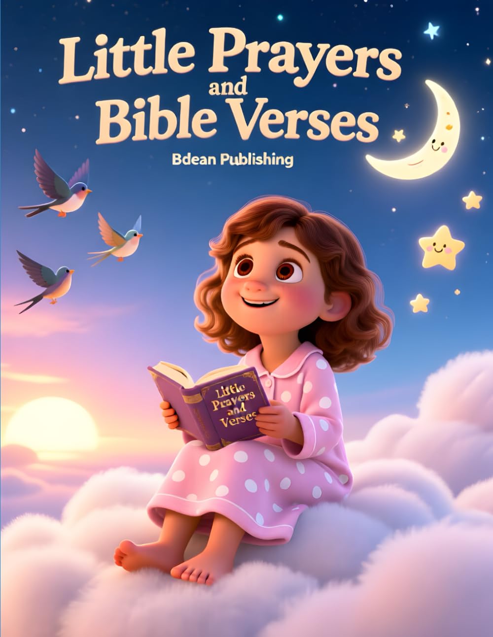 Little Prayers and Bible Verses: A Sweet Christian Bedtime Book with Simple Prayers and Scripture for Kids