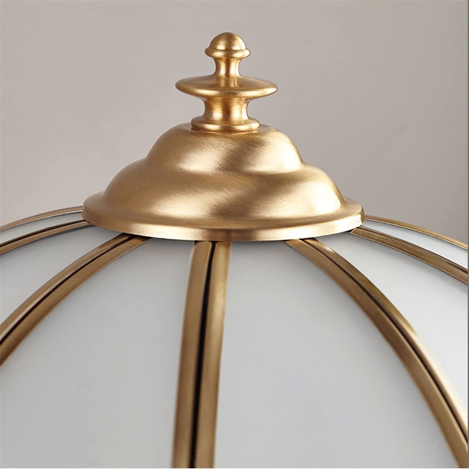 Lampa stołowa Miedź Przód Lampa Stołowa Złoty Retro Sypialnia Lampa Biurko Płatek Kształcie Szklany Lampy Prosta Lampa Stołowa Dalon Lampa stołowa LED