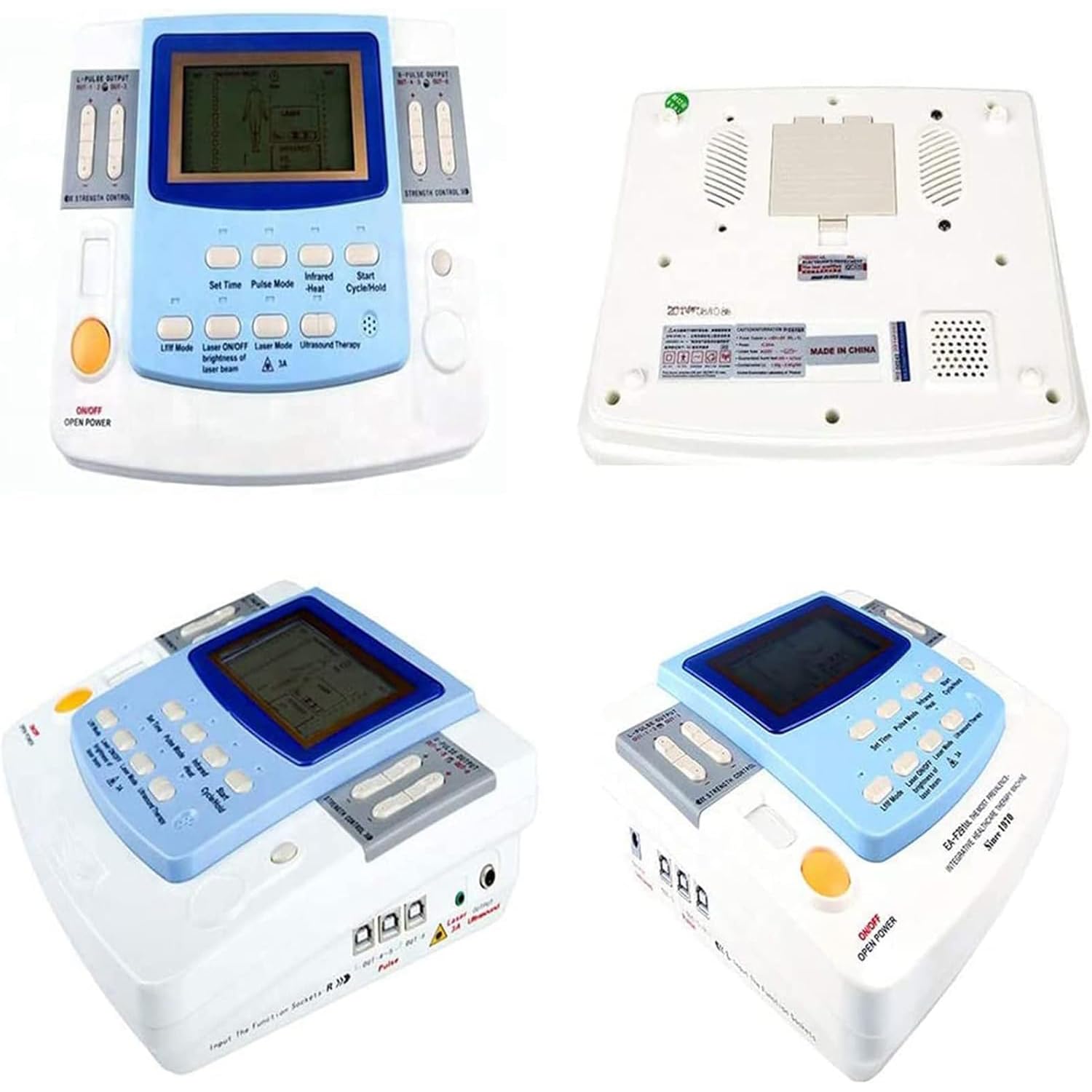 Máquina De Fisioterapia De 9 Canales, Masajeador Corporal De Acupuntura De Baja Frecuencia, Ultrasonido De Belleza + Función EMS, para Alivio Muscular Y Desbloqueo De Meridianos
