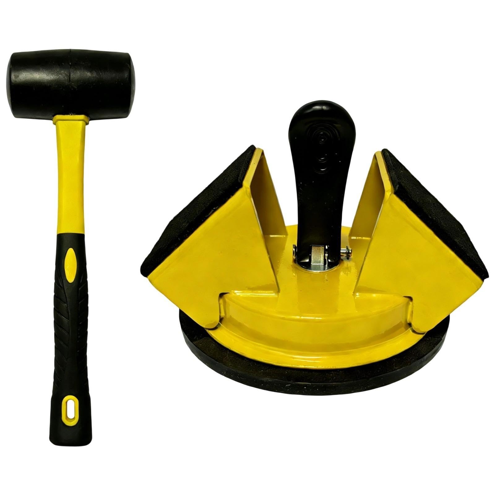 Cazstyk Yellow Advanced Floorboard Fastening Structure With Double Structure For Accurate Space Closing Everywhere Floorboard Tightening Tool