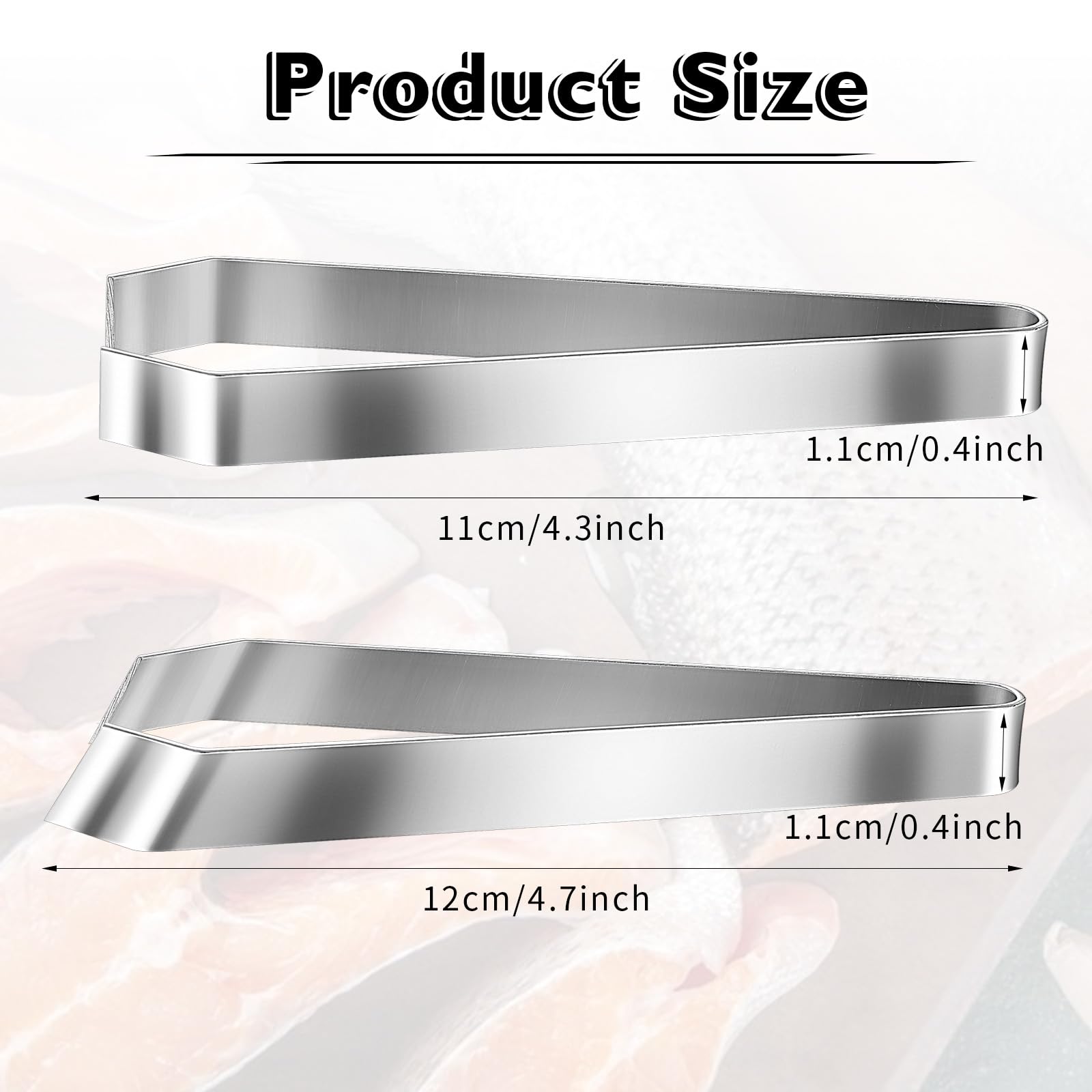 Pinze Per Lisca Di Pesce In Acciaio Inox – Lunghezza 12 Cm – Utensile Da Cucina Per Rimuovere Spine E Ossa Da Pesce E Carne