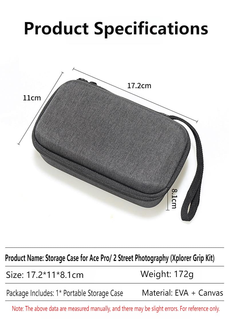 Futerał do Insta.360 Ace Pro 2 Xplorer – wodoodporny, odporny na wstrząsy, kamera do przechowywania, uchwyt, baterie i adapter szybkiego zwalniania