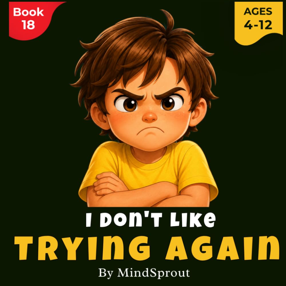 I Don’t Like Trying Again: An Illustrated Story to Help Kids Build Resilience, Patience, and Confidence After Mistakes
