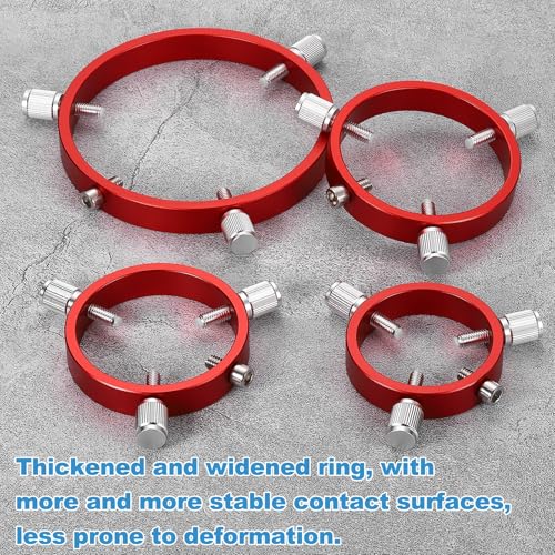 Anillos guía de metal PATIKIL para eliminar flexión en tubos de telescopio 5