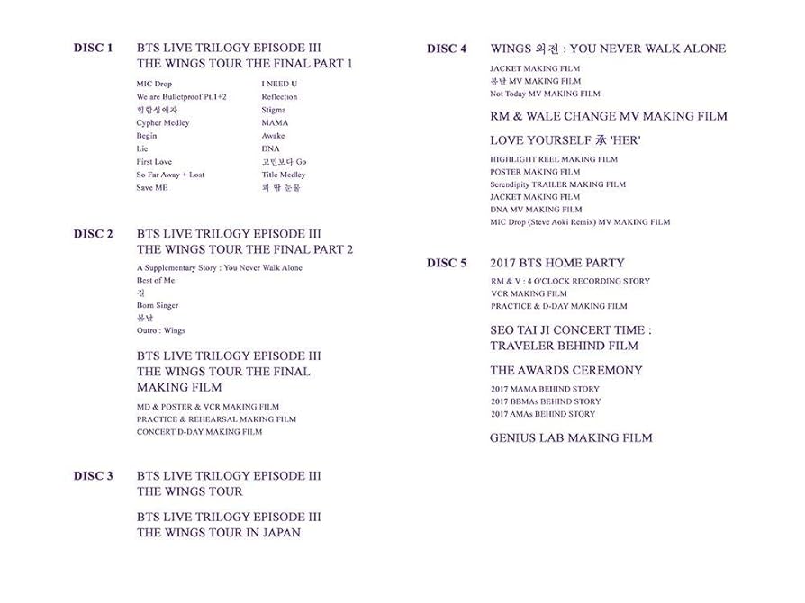 Amazon.co.jp: BTS Memories Of 2017 [Blu-ray] : DVD