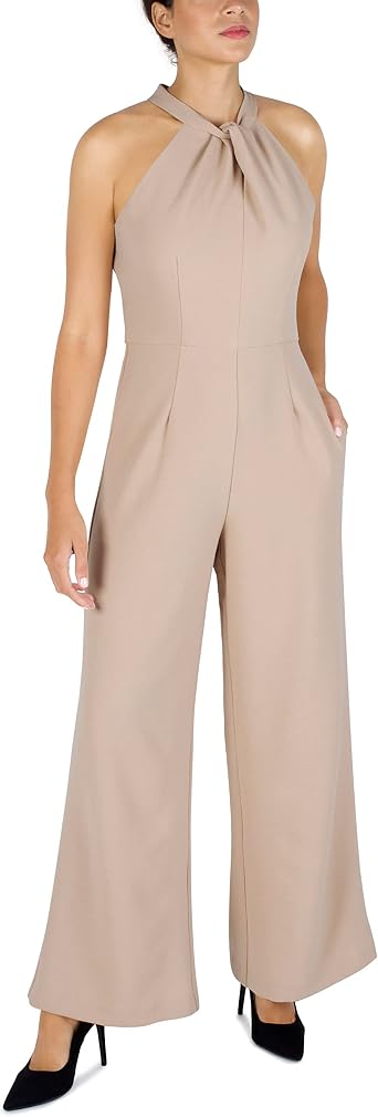 Julia Jordan - Mono con cuello torcido y bolsillos para mujer : Ropa,  Zapatos y Joyería - Amazon.com