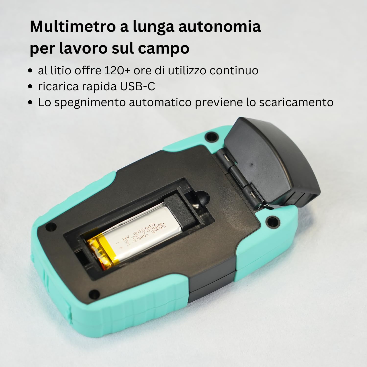 TM530 Tester per fibra ottica Misuratore di potenza ottico 4-in-1 con batteria ricaricabile, power meter fibra ottica multifunzionale con localizzatore visivo dotato di VFL RJ45 luce LED