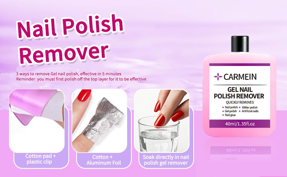 Image of Nail Cleaner & Gel Nail Polish Remover - Polyester Nail Gel Essential Kit(Gel Cleanser set D)