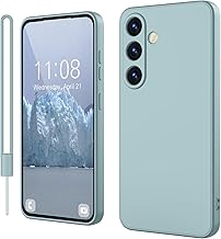 Andwing Silicone Protective Case for Samsung Galaxy A54 with All-Round Protection and Camera Protection, Soft Scratch-Resistant Microfibre Inner Lining, Compatible with 4G/5G Models, Light Grey