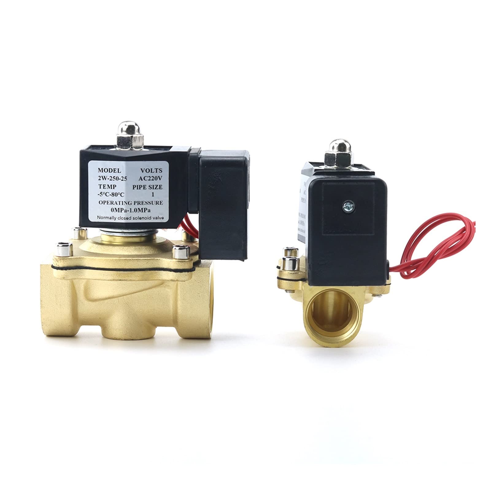 Electroválvula de latón para automatizar el riego del jardín y la calefacción del hogar
