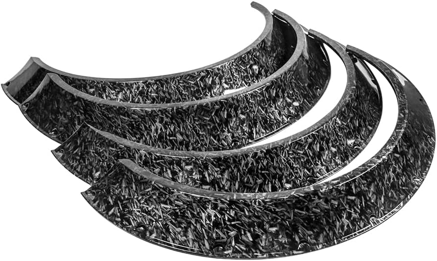 Kyostar New School 4Pcs 840mm Universal Car Fender Flares Wheel Arches (New Carbon Fiber Pattern)