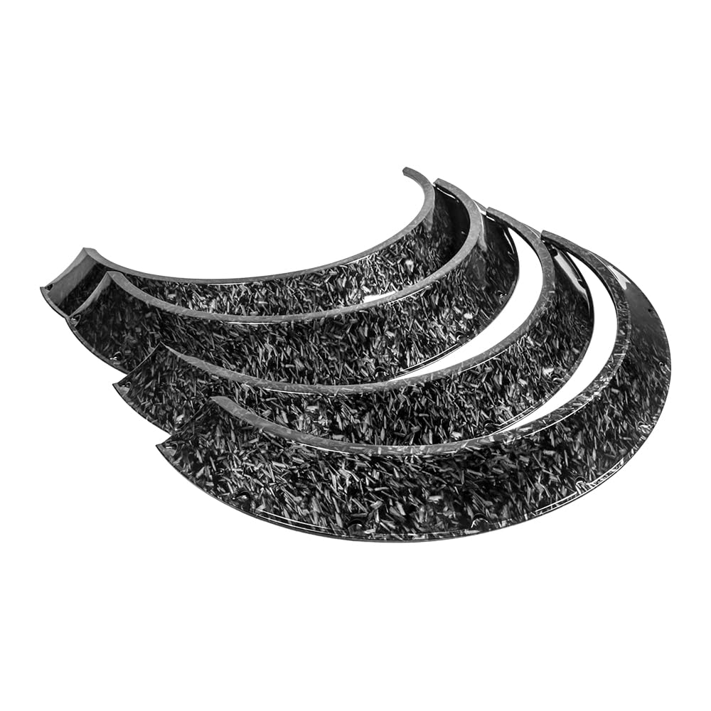Kyostar New School 4Pcs 840mm Universal Car Fender Flares Wheel Arches (New Carbon Fiber Pattern)