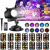 Luces Proyector Exterior para Halloween y Navidad 2025 Mejoradas y Más Brillantes con 14 Diapositivas HD (Ola Marina 3D + Patrones) Reemplazables, a Prueba de Agua para Decoración de Interiores y Exteriores en Fiestas Temáticas, Patio y Jardín 6