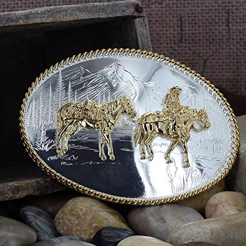 Image of Montana Silversmiths Western Lifestyle Southwestern Series Made in the USA Belt Buckle