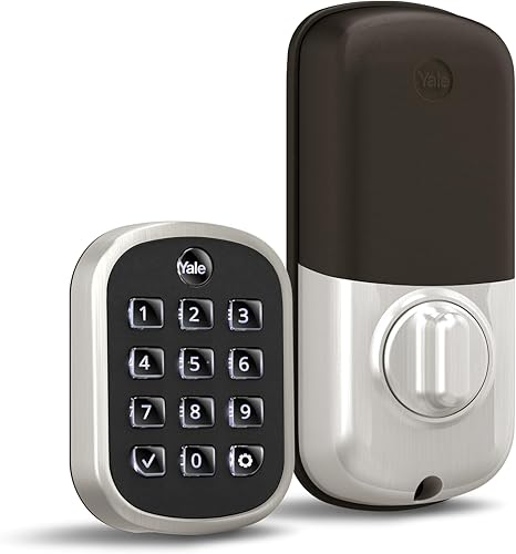 Miniatura 9 de Yale Security Cerradura de Pestillo con Teclado sin Llave - Desbloquea Usando tu Código de Entrada - Sin aplicación o conectividad - Gamuza Negra