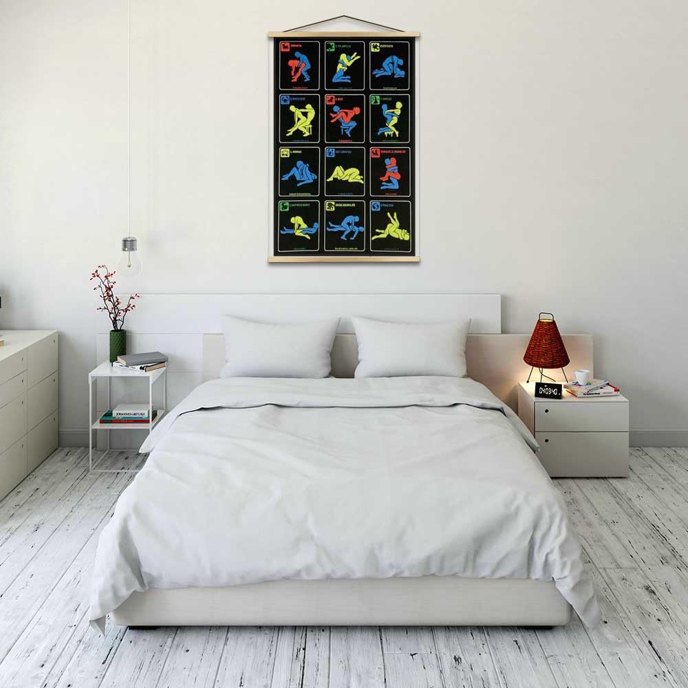 Amazon.com: Scorpio Posters Zodiac Lovers - Flocked Blacklight