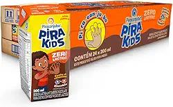 Pack Achocolatado Pirakids Zero Lactose Piracanjuba 200ml - 24 Unidades