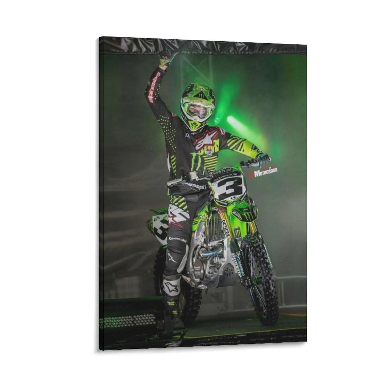 ASUIU Eli Tomac Canvas Poster Poster Painting Canvas Wall Art Living Room Posters Painting 24x36inch(60x90cm)