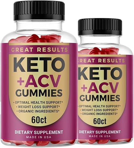 Miniatura 1 de Lomilan Great Results Keto Gummies, Great Results Keto ACV Gummies, 120 unidades (paquete de 2)