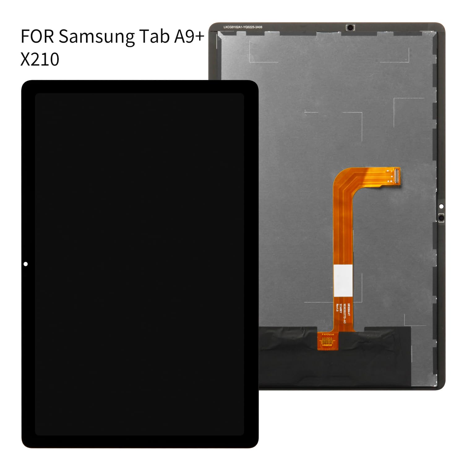 Schermo LCD di ricambio per Samsung Galaxy Tab A9+ A9 Plus SM-X210 SM-X215 SM-X216B Display LCD Touch Screen Digitizer Kit di montaggio con strumento (nero 10,9 pollici)