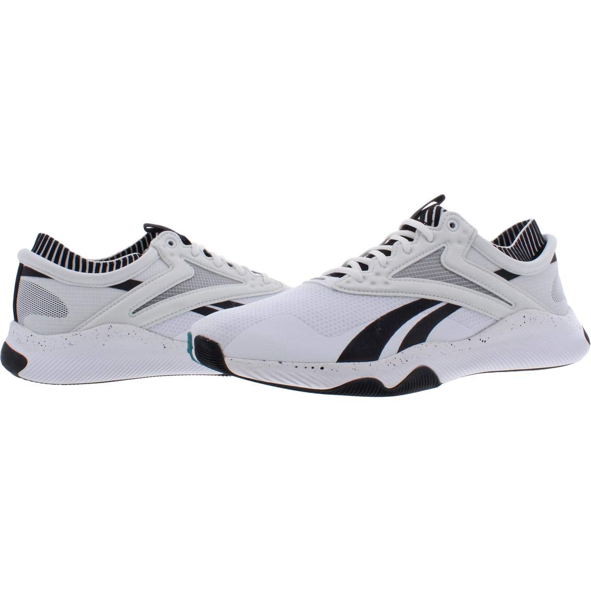 Reebok Men's HIIT TR Cross Trainer, White/Black/Seaport Teal, 12 M US