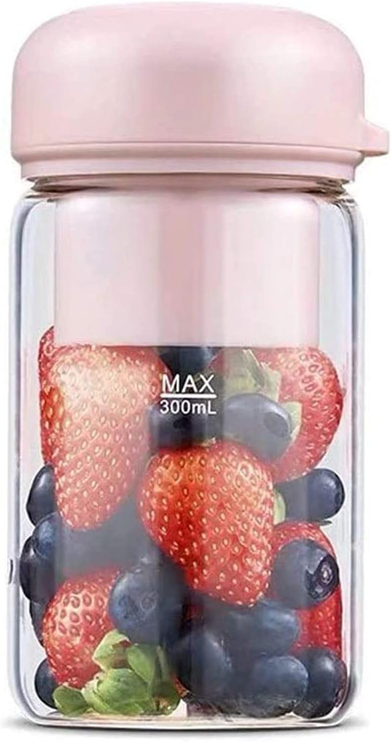 Portable Blender, One-Handed Drinking Mini Blender for Shakes and Smoothies, 17 oz Personal Blender with Rechargeable USB, Made with BPA-Free Material Portable Juicer