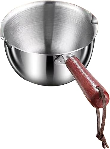 Miniatura 6 de Mini calentador de mantequilla 10.1 fl oz 304 de acero inoxidable aceite leche olla pequeña cacerola para cocina calentador de mantequilla sartén