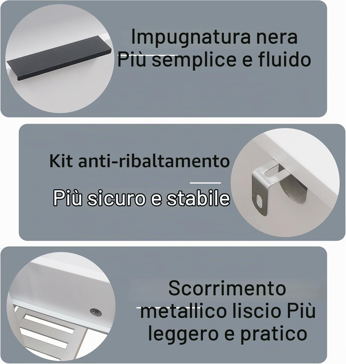 Consolle d'ingresso, armadio corridoio stretto con armadi, consolle in legno con mensola, ingresso, soggiorno, consolle tavolo, lato tavolo, credenza stretta, 30 x 100 x 75,5 cm, bianco - 2 ante di