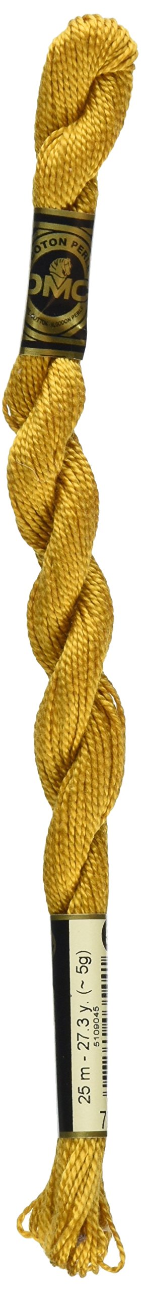 DMC 115 5-783 Pearl Cotton Thread, Medium Topaz, Size 5