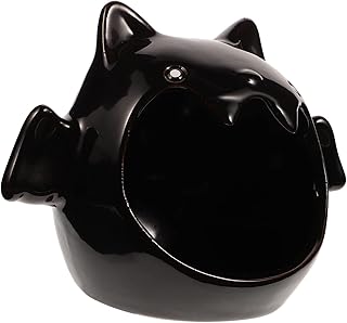 Parliky Hamster Ninho De Cerâmica Gaiola De Hamster Decoração De Verão Decoração De Halloween Casa De Esconderijo De Hamster Esconderijo De Hamster Casa De Hamster De Cerâmica Esconderijo