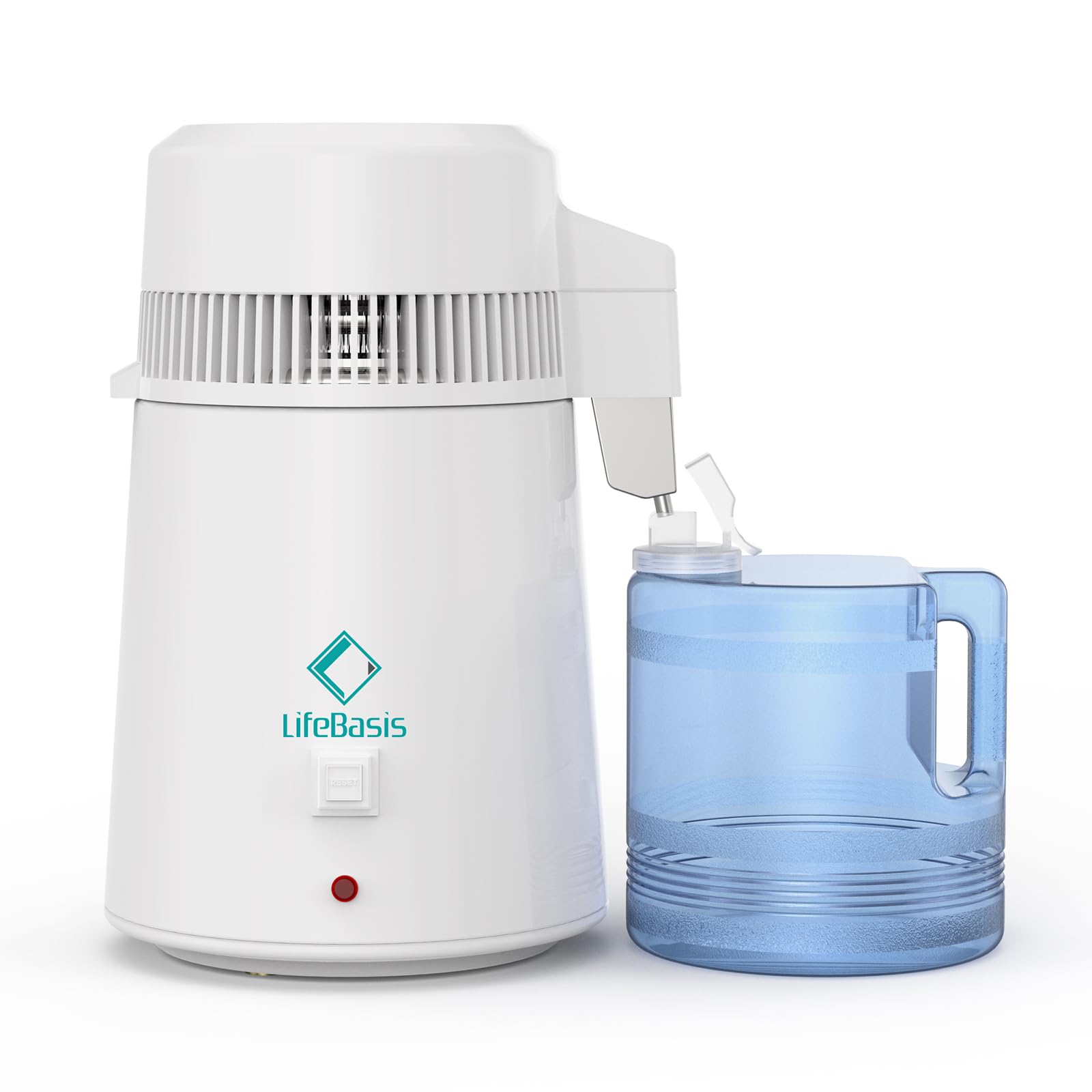 LifeBasis Water Distiller 4L Pure Distilled Water Machine, 800W