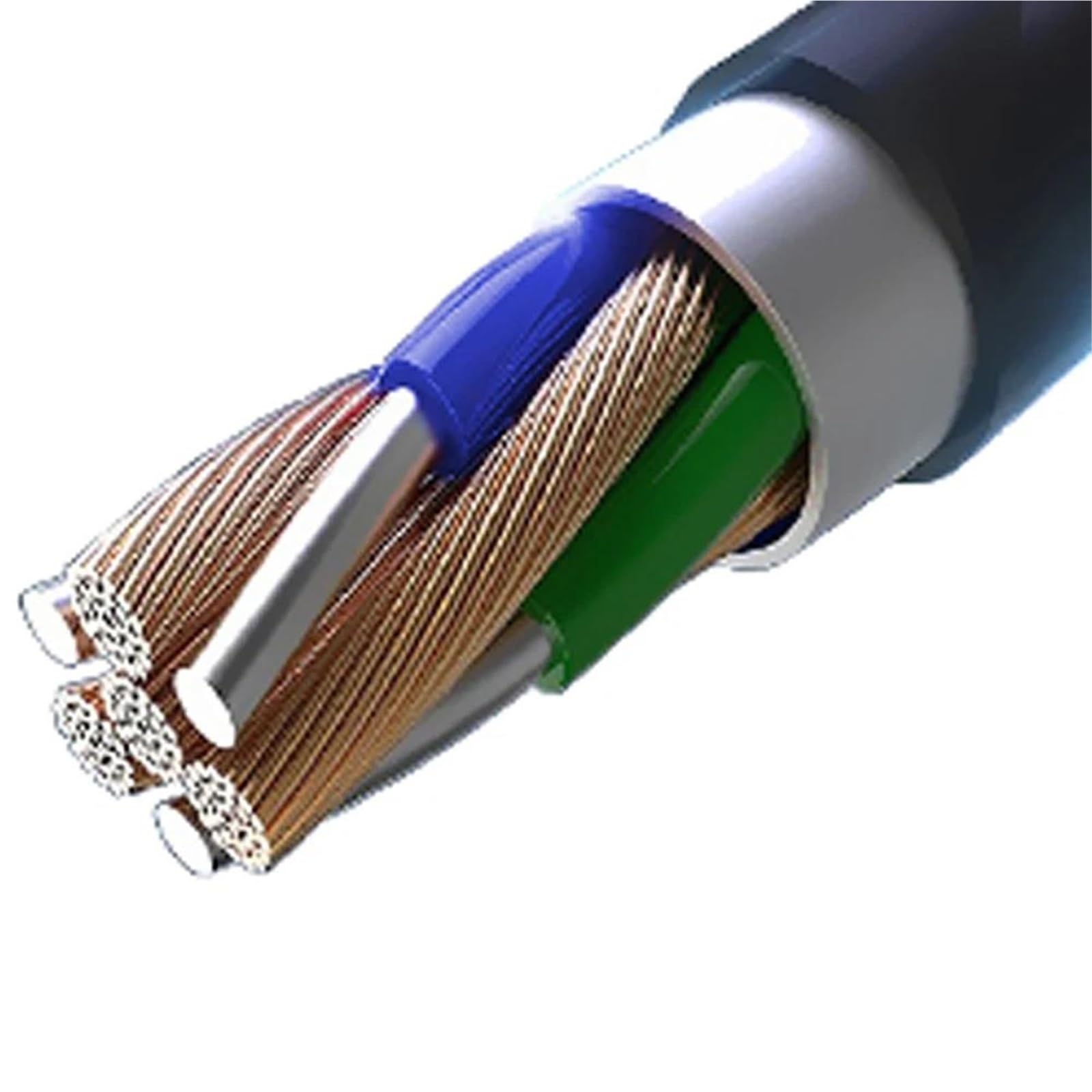 Gitarren-Audiokabel PVC-geschirmtes Audiokabel Mit Vergoldetem Kern Aus Reinem Kupfer. Geräuscharmes Instrumentenzubehör