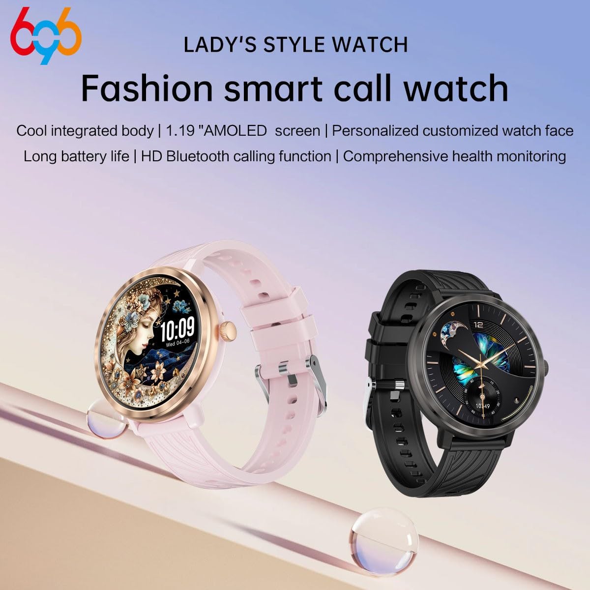 Reloj Inteligente,Reloj Deportivo,Reloj Deportivo con Monitor De Frecuencia Cardíaca,Sueño Y Spo2,Resistente Al Agua IP68,Pantalla Táctil HD,Más De 100 Deportes,para Android E iOS