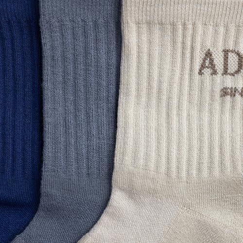 Image of adidas Cushioned Sport High Quarter Socks 3-Pairs Durable & Comfortable