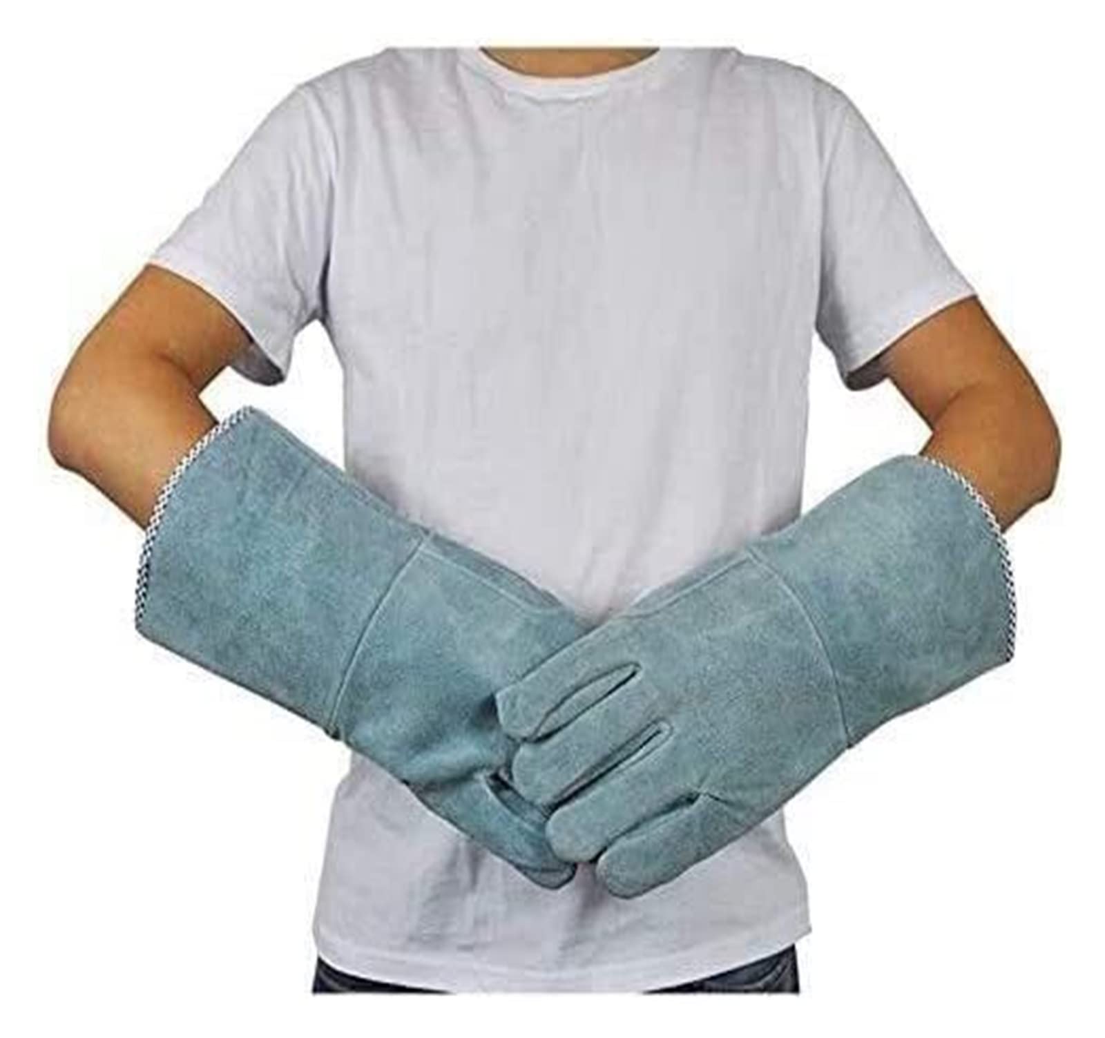 Guanti da Lavoro, Guanti da Saldatura Guanti Resistenti al Calore e ignifughi Guanti da Saldatore Guanti antiscottatura, Guanti da Lavoro Guanti Resistenti alle Alte Temperature
