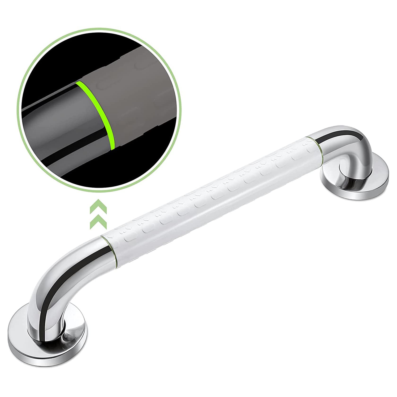 Buy Bath Grab Rail Square for Elderly Stainless Steel Grab Bar Anti