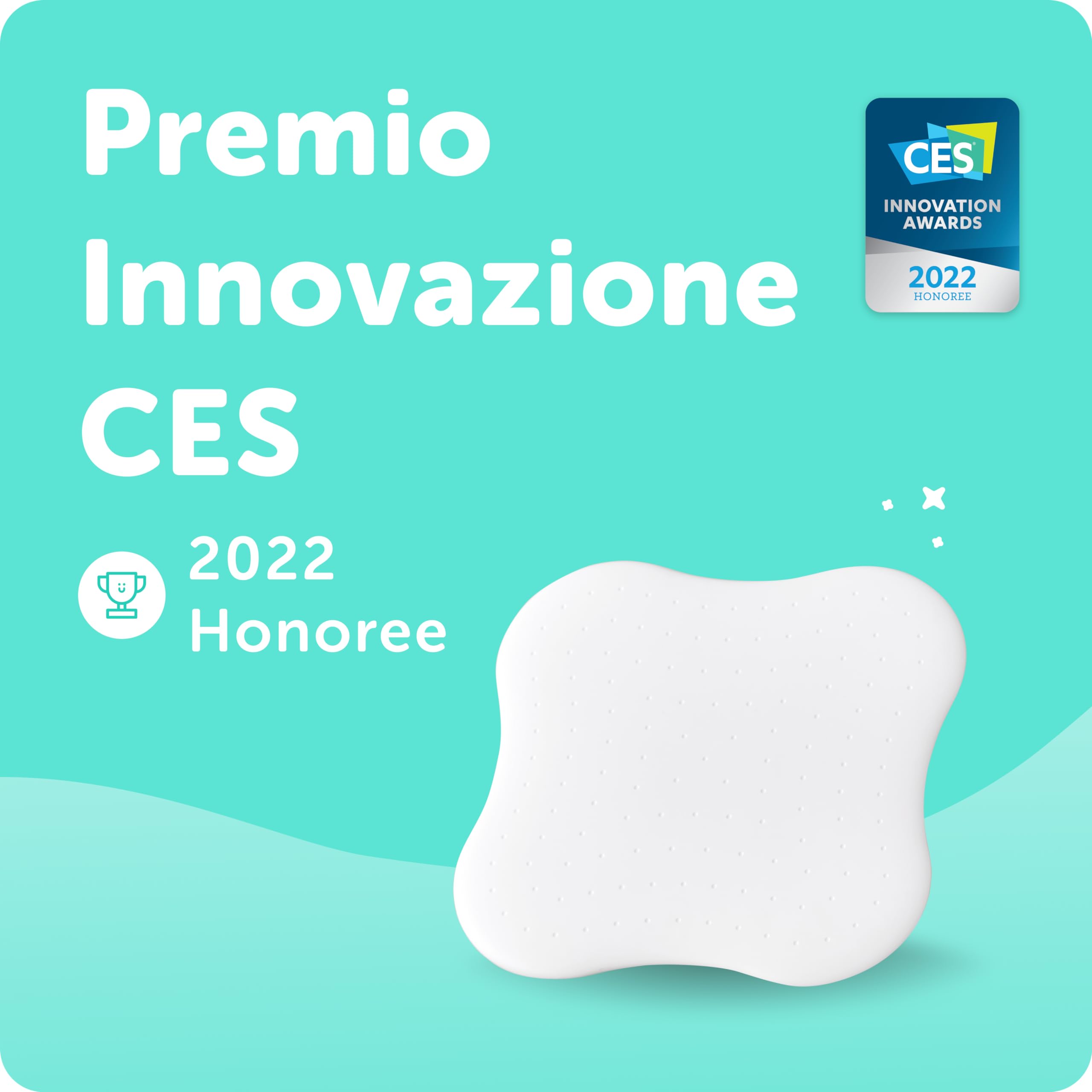 CuboAi Sleep Sensor Pad - Monitoraggio in tempo reale del micro-movimento del bambino e rilevamento del movimento con avvisi di sicurezza AI proattivi | Deve essere abbinato a CuboAi Baby Monitor
