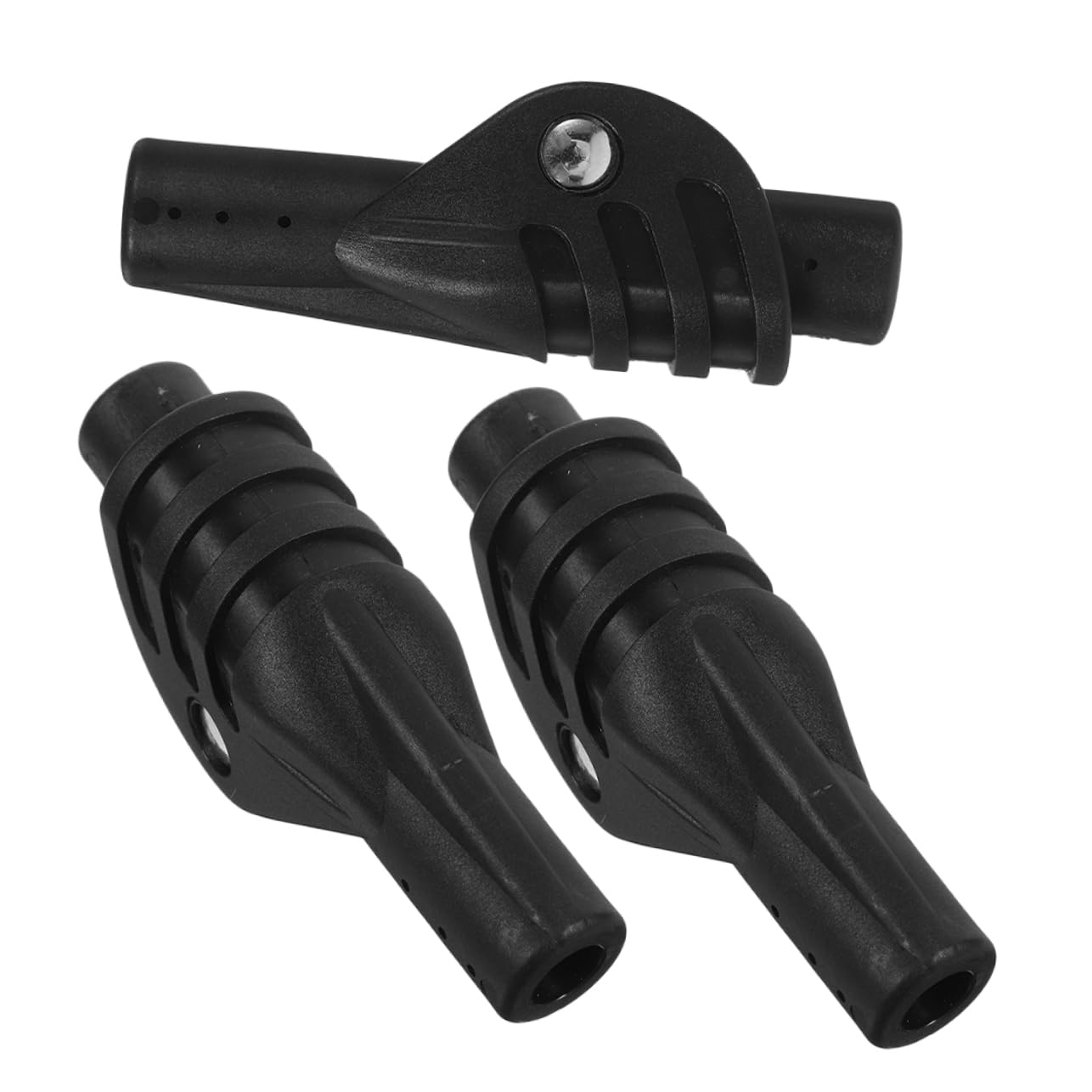 Toyvian Joint De Tente Composant De Tente Connecteurs De Tente Fixé Accessoires Ajustable Glamping Adaptateur De Tente Kit De Réparation De Tentes Nylon Black