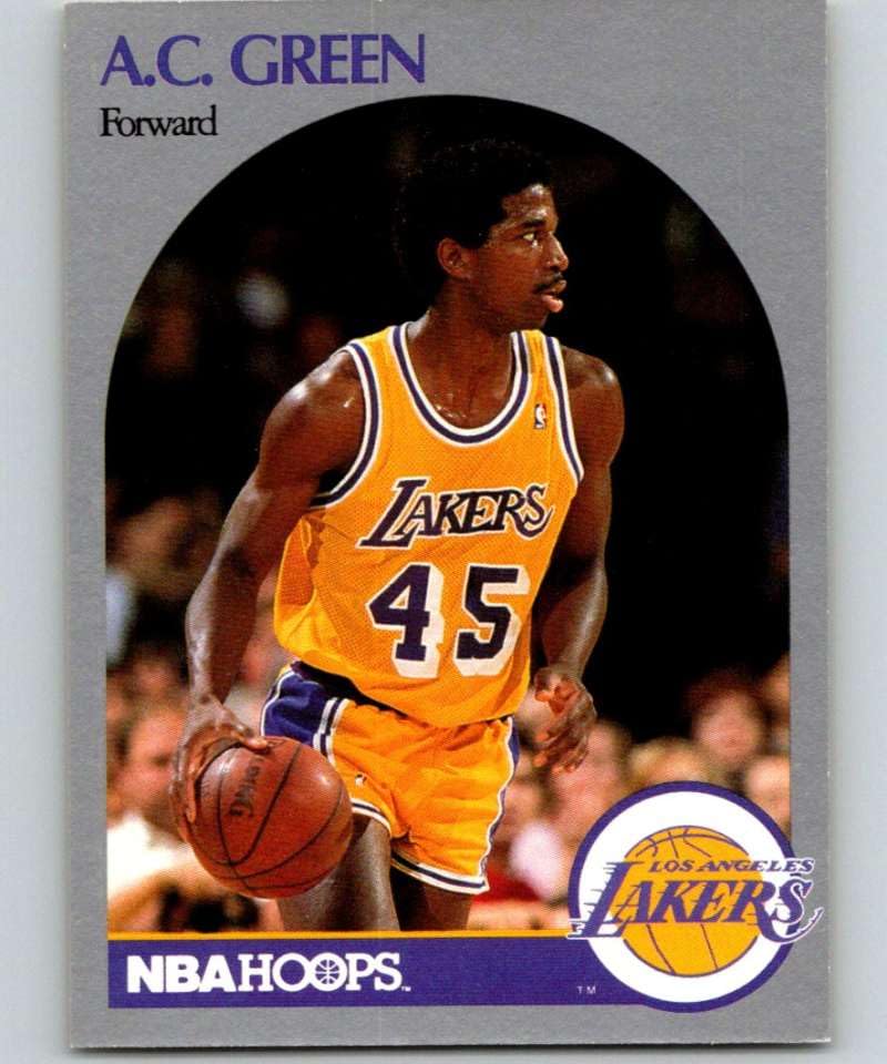 Amazon.com: 1990-91 NBA Hoops #156 A.C. Green Los Angeles Lakers