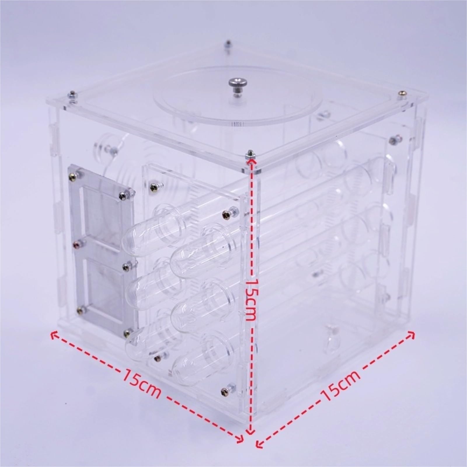Formicarium， Transparente Ameisenfarm Aus Acryl, Nest, Insektenzucht-Beobachtungsbox Insektenhaus Zum Ameisen Beobachten(18cm Diameter Test Tube)