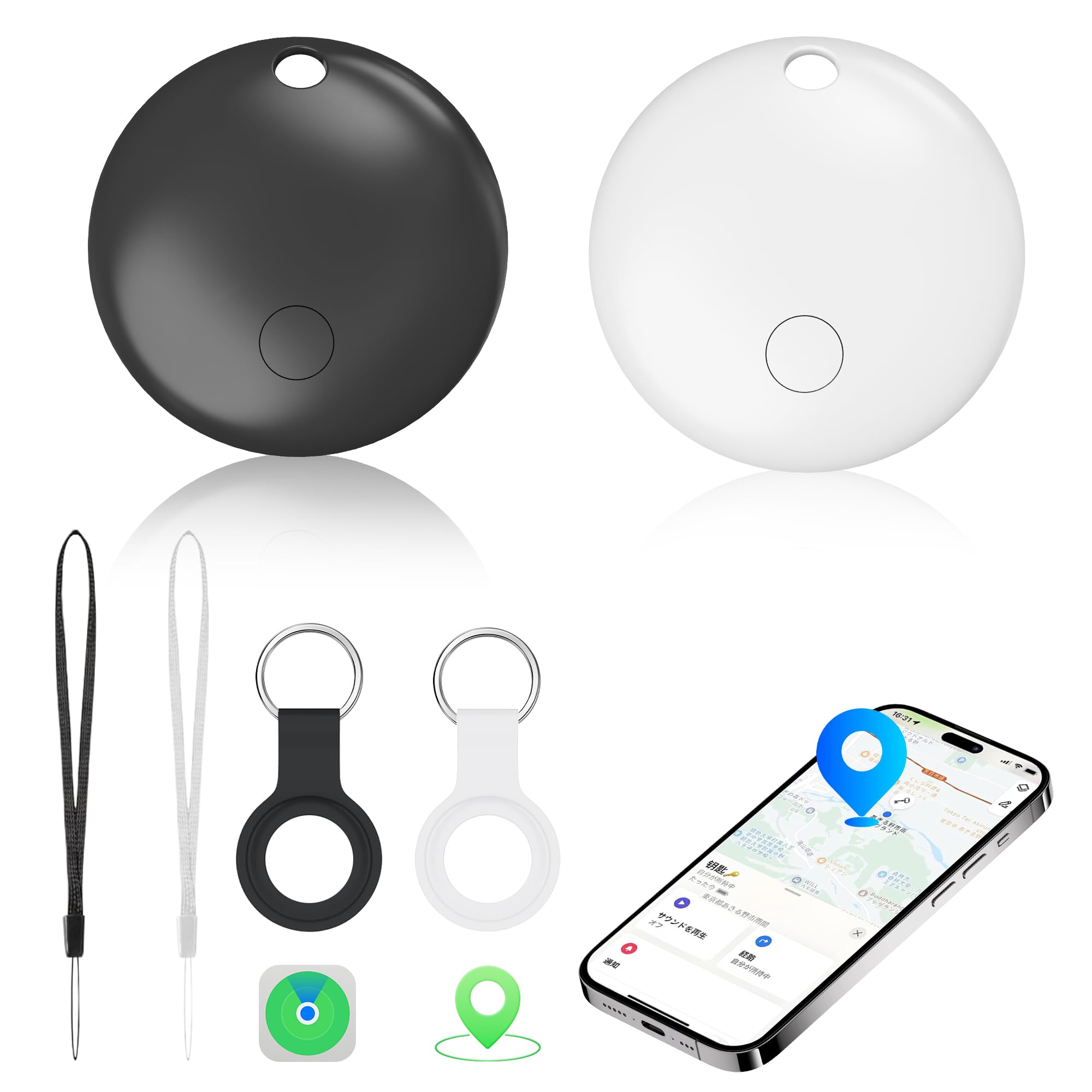 【2026最新MFI認証品&GPS全球超強信号】エアタグ airtag 紛失防止…