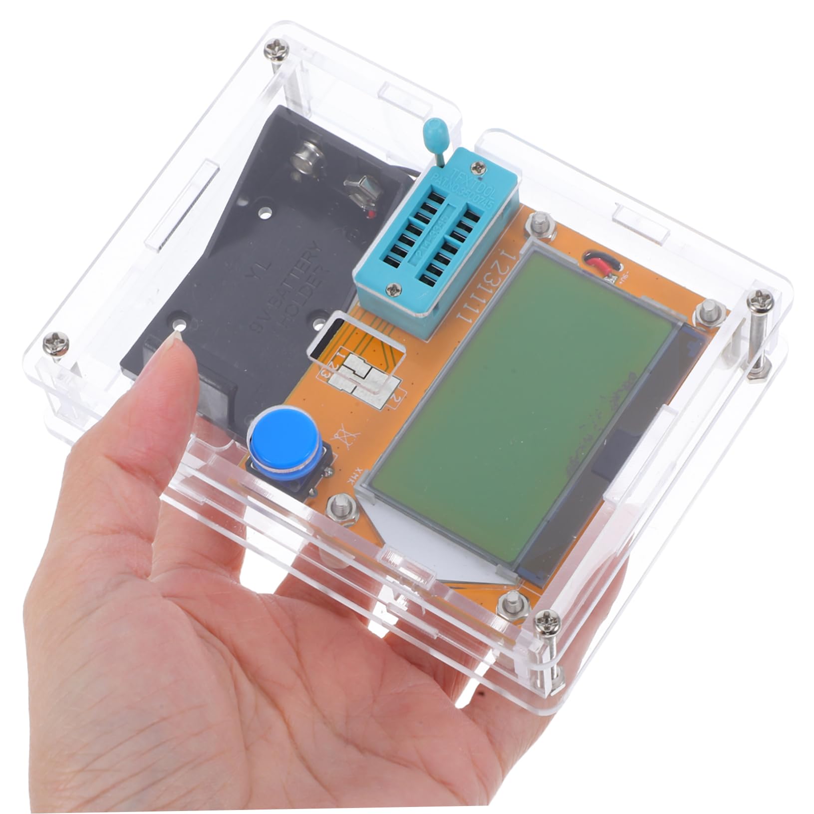 Probador de Transistores Gráfico Multifunción con Pantalla Lcd