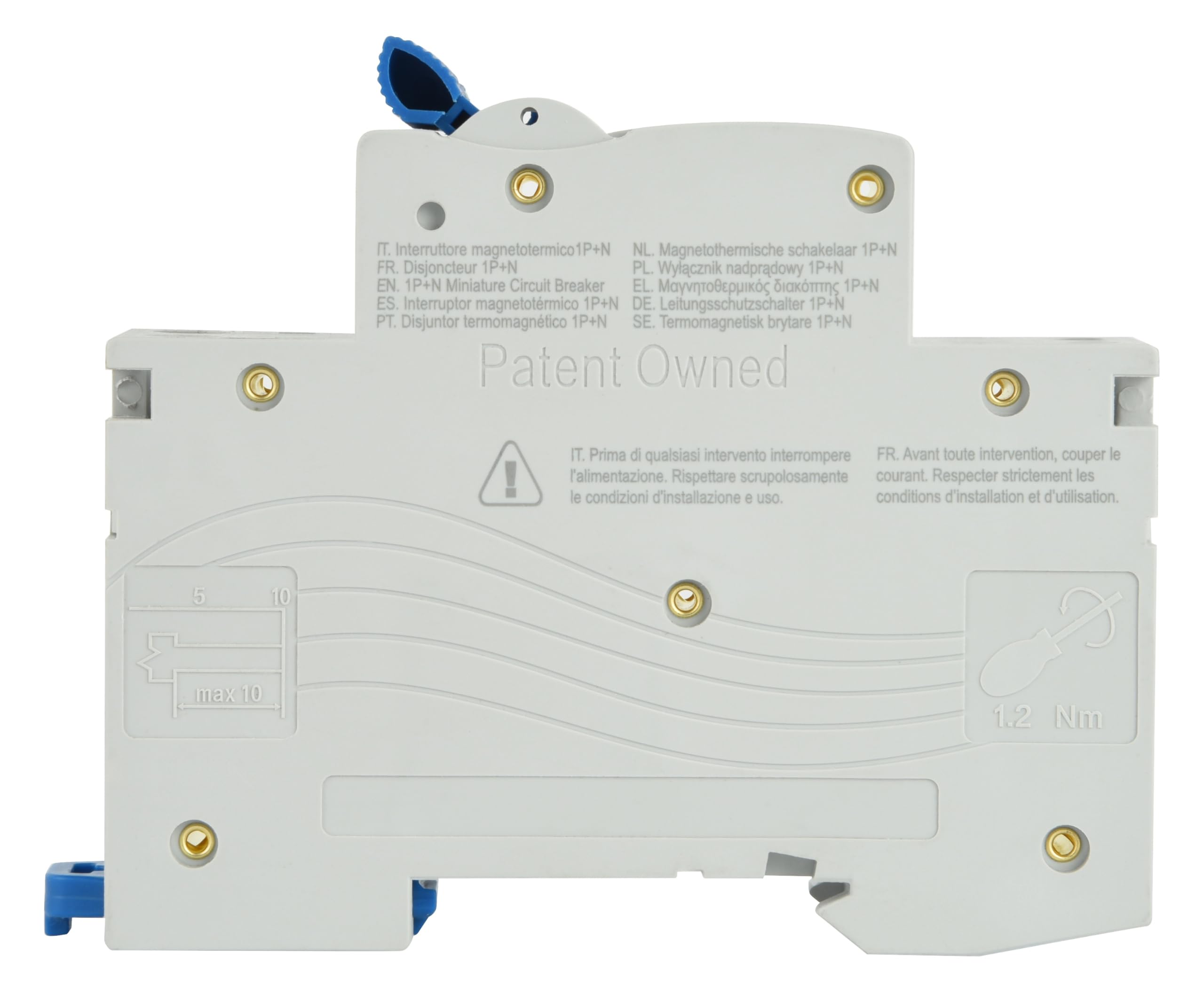 Image secondaire de Disjoncteur Electraline 16A Courbe C - Protection Optimale 4.5kA