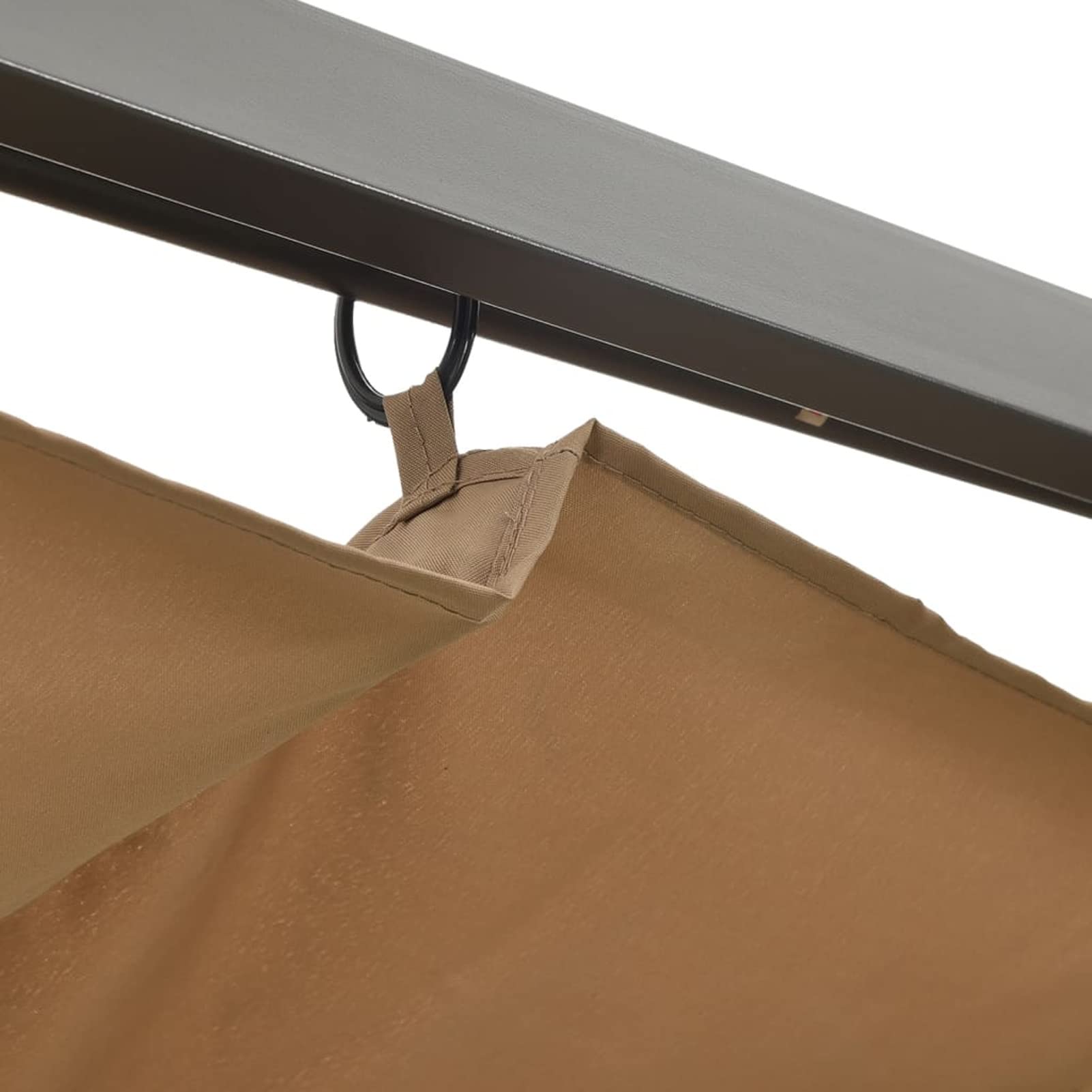 Lechnical Pergola con Tetto Retrattile Talpa 3x3m in Acciaio 180 g/m²
